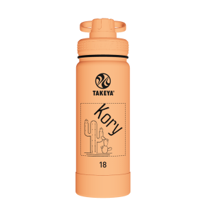 Actives Water Bottle With Spout Lid - customized