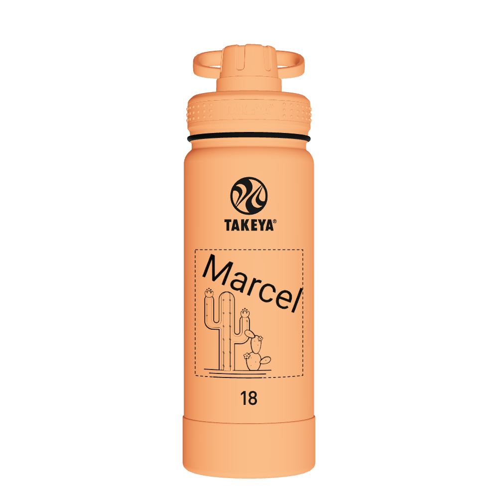 Actives Water Bottle With Spout Lid - customized
