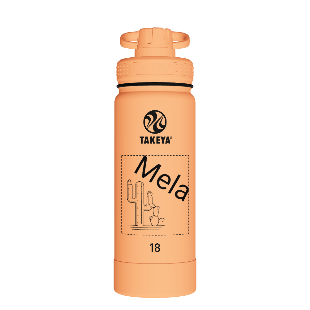 Actives Water Bottle With Spout Lid - customized