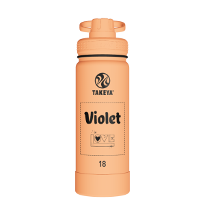 Actives Water Bottle With Spout Lid - customized