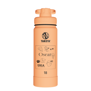 Actives Water Bottle With Spout Lid - customized