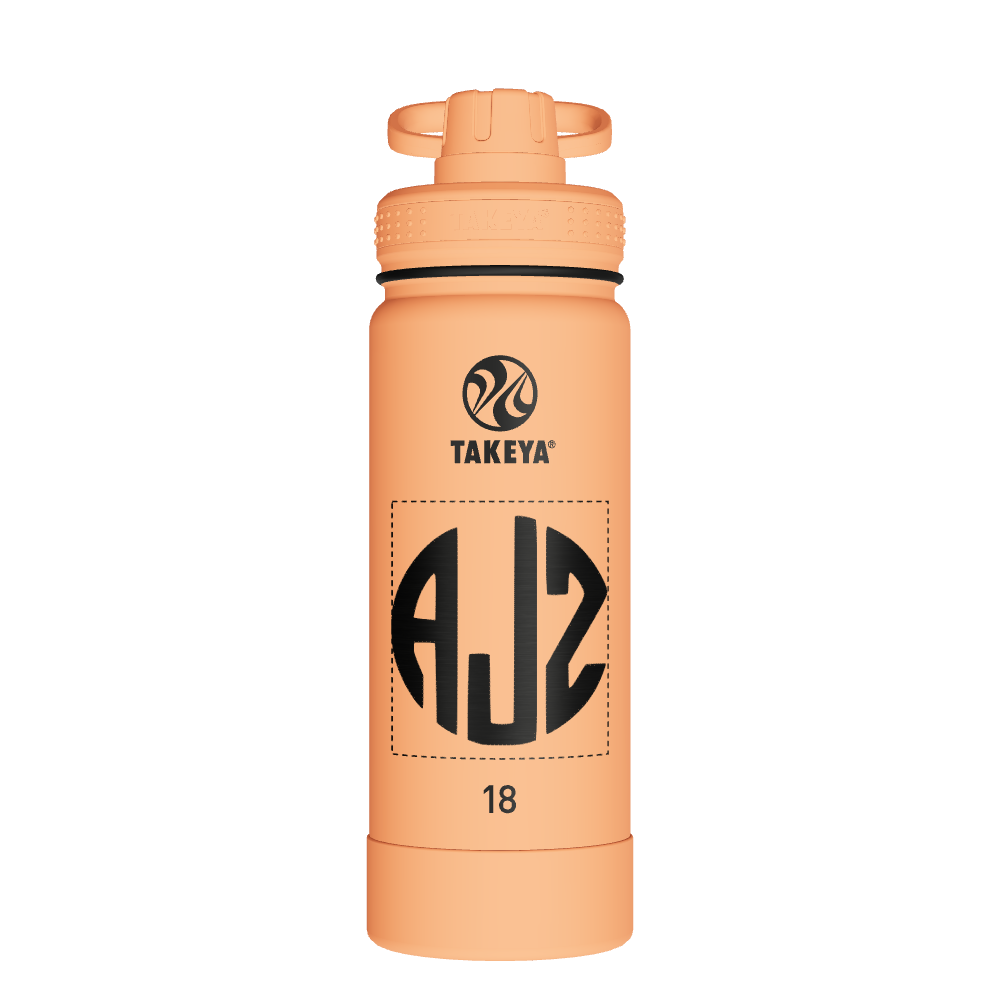 Actives Water Bottle With Spout Lid - customized