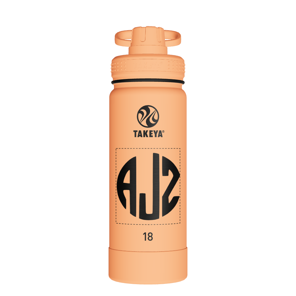 Actives Water Bottle With Spout Lid - customized