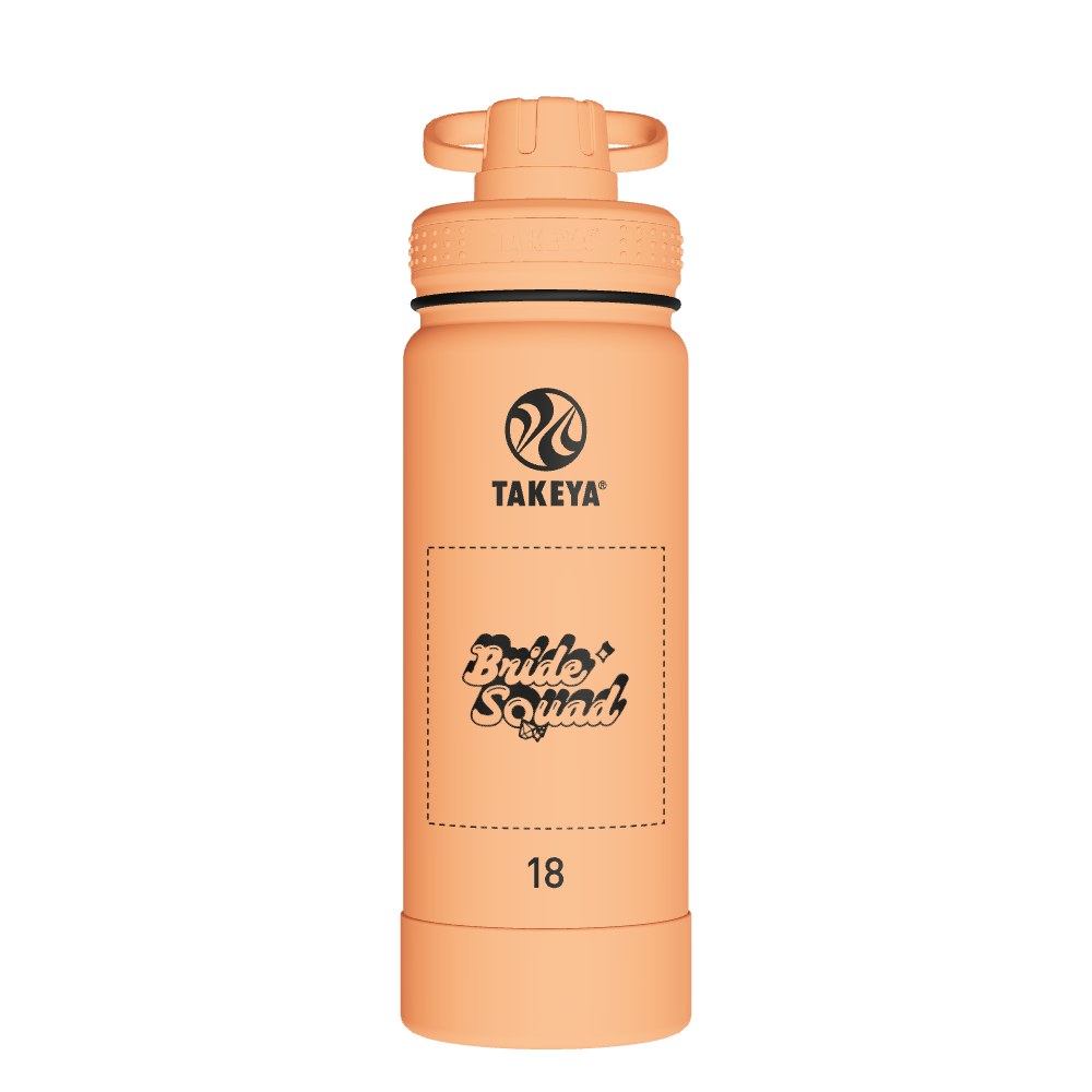 Actives Water Bottle With Spout Lid - customized