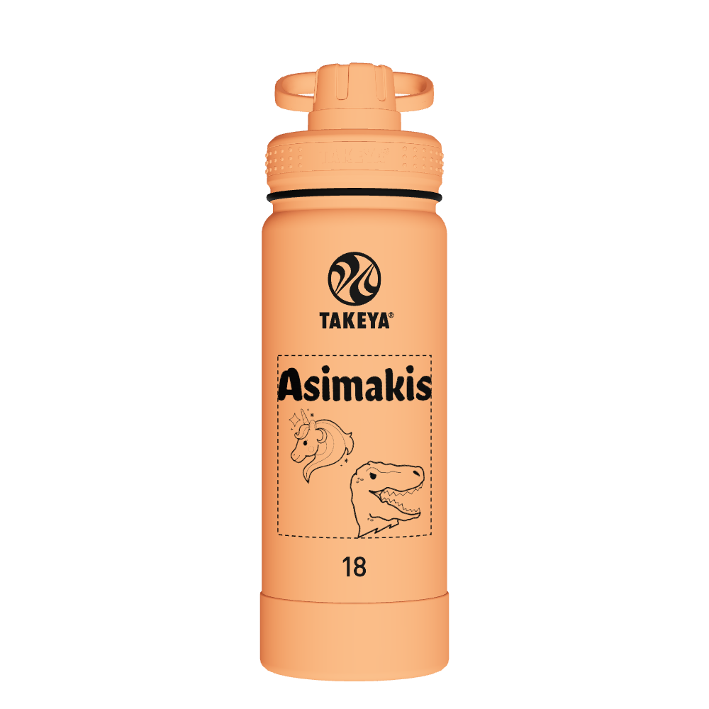 Actives Water Bottle With Spout Lid - customized