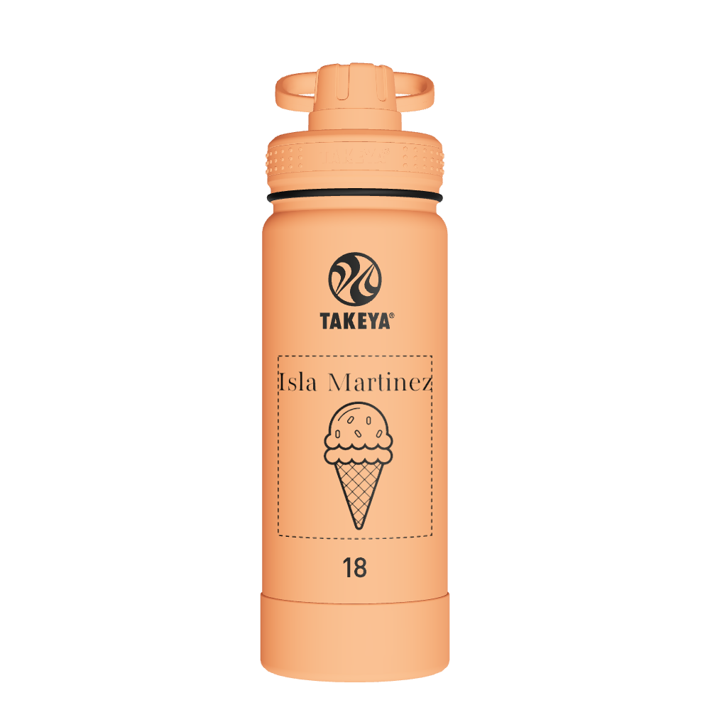 Actives Water Bottle With Spout Lid - customized