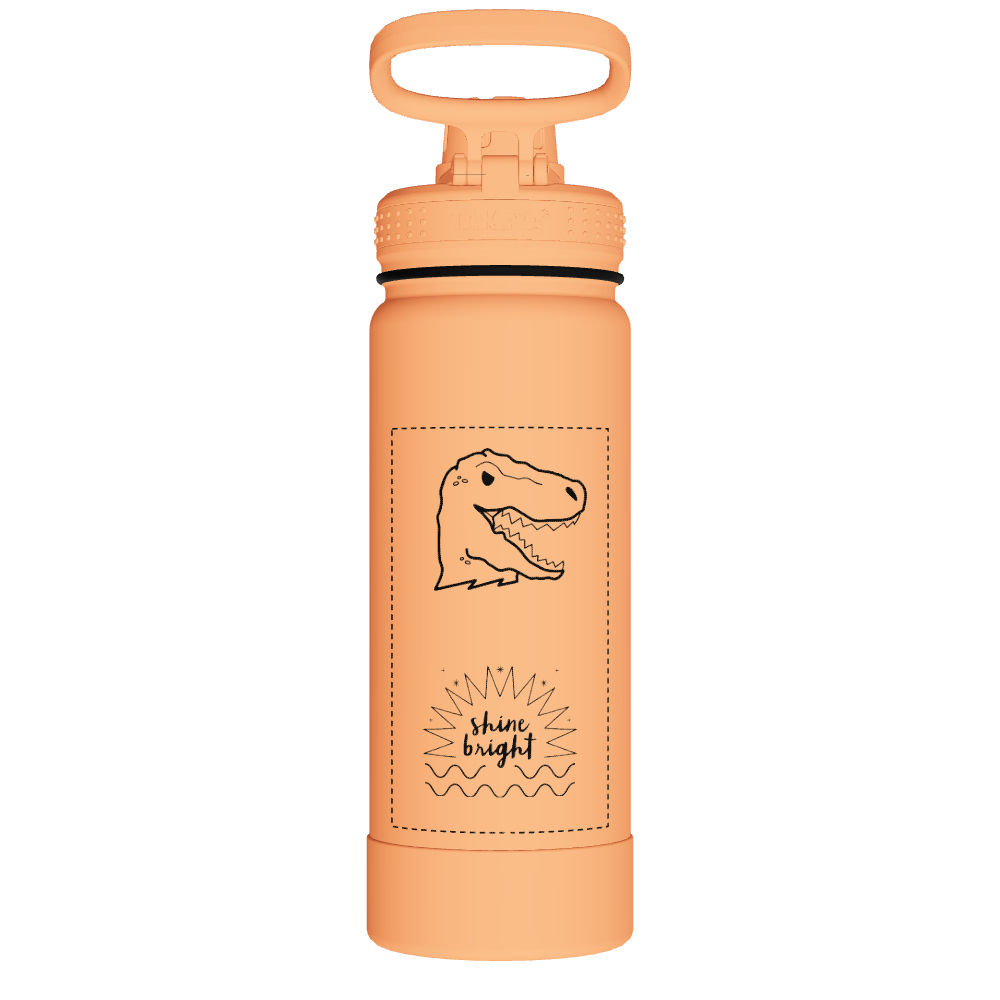 Actives Water Bottle With Spout Lid - customized - Image 2