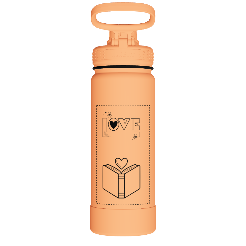 Actives Water Bottle With Spout Lid - customized - Image 2