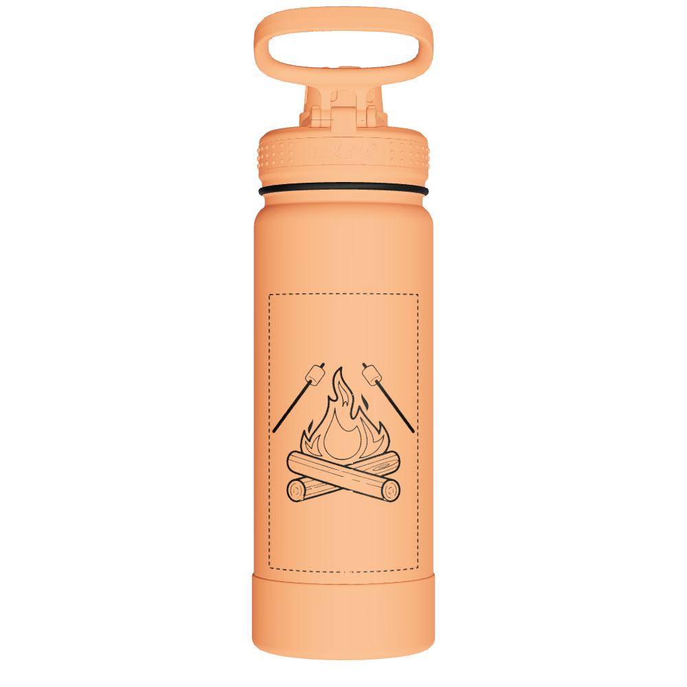Actives Water Bottle With Spout Lid - customized - Image 2