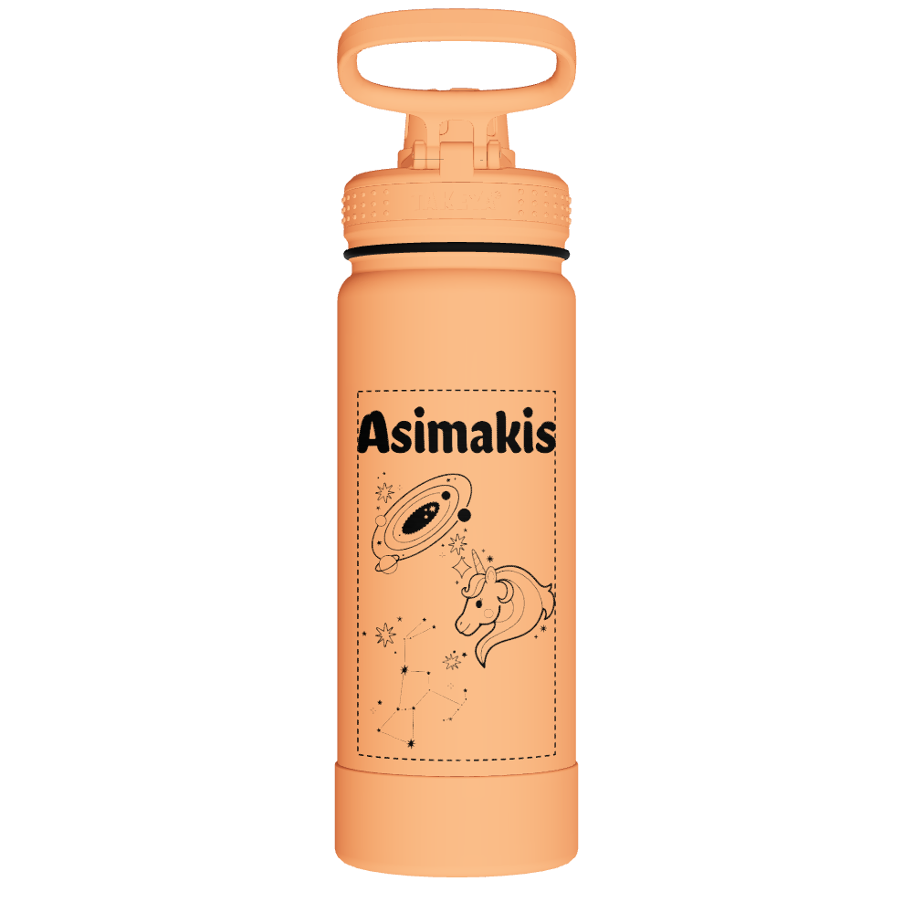 Actives Water Bottle With Spout Lid - customized - Image 2