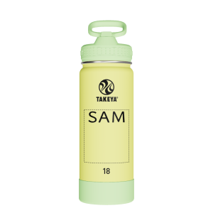 Actives Kids Glow In The Dark Water Bottle With Straw Lid - customized