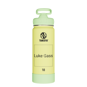 Actives Kids Glow In The Dark Water Bottle With Straw Lid - customized