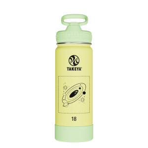Actives Kids Glow In The Dark Water Bottle With Straw Lid - customized