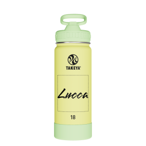 Actives Kids Glow In The Dark Water Bottle With Straw Lid - customized