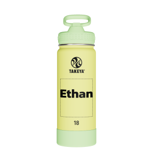Actives Kids Glow In The Dark Water Bottle With Straw Lid - customized