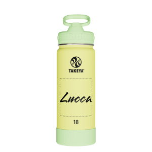 Actives Kids Glow In The Dark Water Bottle With Straw Lid - customized