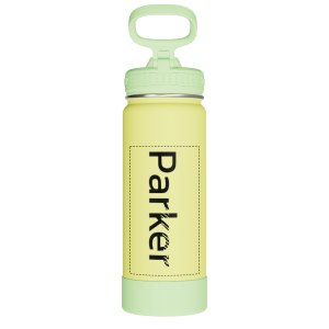 Actives Kids Glow In The Dark Water Bottle With Straw Lid - customized