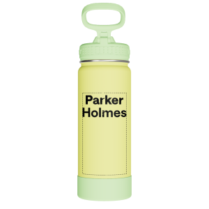 Actives Kids Glow In The Dark Water Bottle With Straw Lid - customized