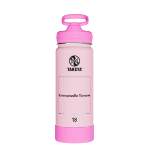 Actives Kids Glow In The Dark Water Bottle With Straw Lid - customized