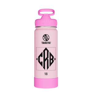 Actives Kids Glow In The Dark Water Bottle With Straw Lid - customized