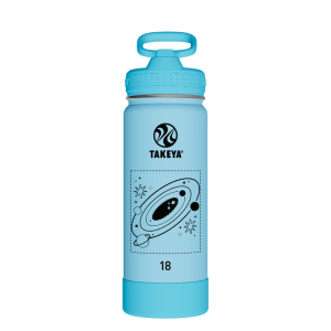 Actives Kids Glow In The Dark Water Bottle With Straw Lid - customized