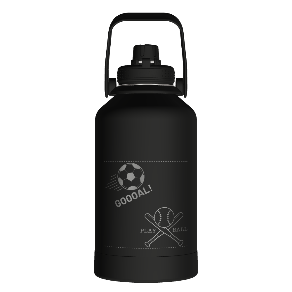 Actives Water Bottle With Spout Lid - customized - Image 2