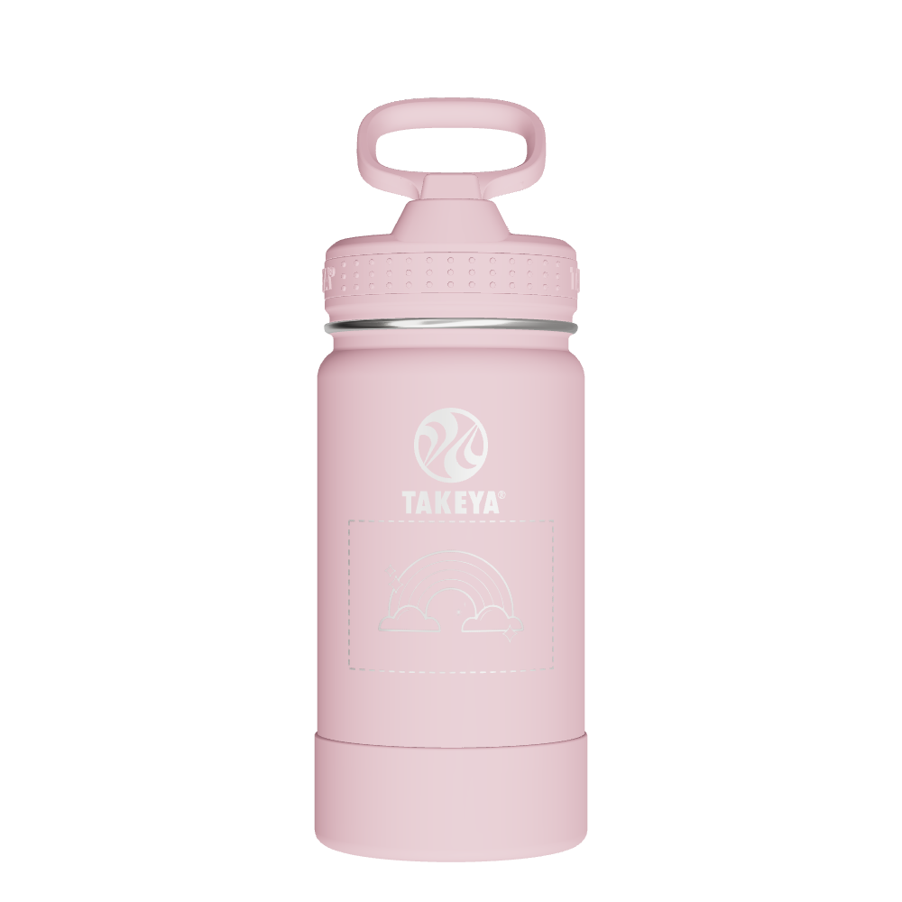 Actives Kids Water Bottle With Straw Lid - customized