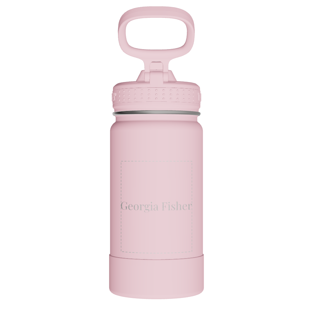 Actives Kids Water Bottle With Straw Lid - customized - Image 2