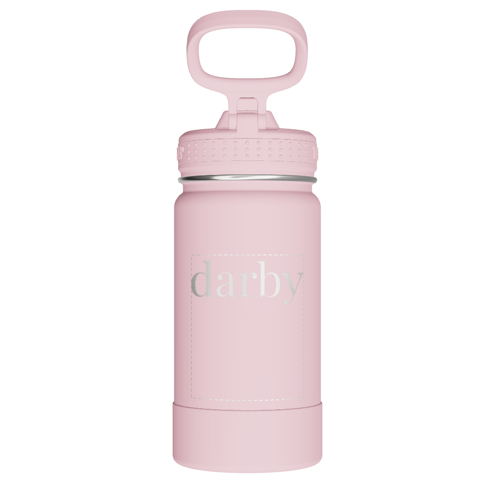 Actives Kids Water Bottle With Straw Lid - customized