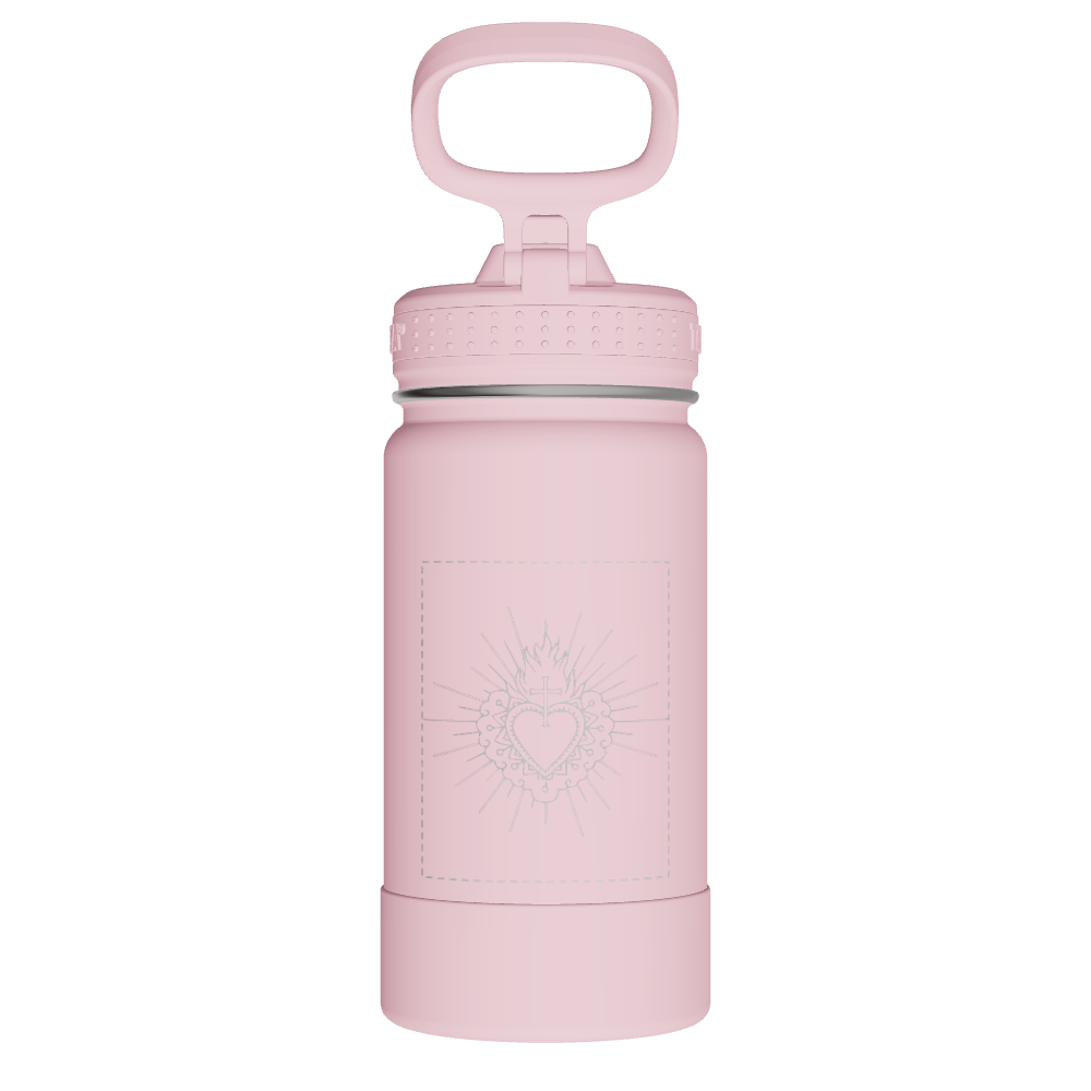 Actives Kids Water Bottle With Straw Lid - customized - Image 2