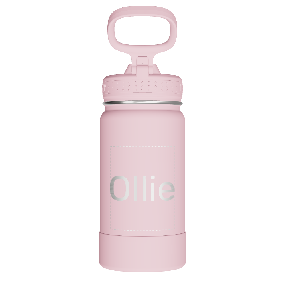 Actives Kids Water Bottle With Straw Lid - customized