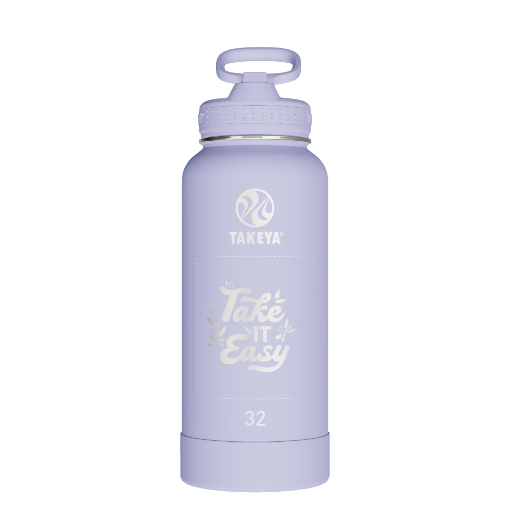Actives Water Bottle With Straw Lid - customized