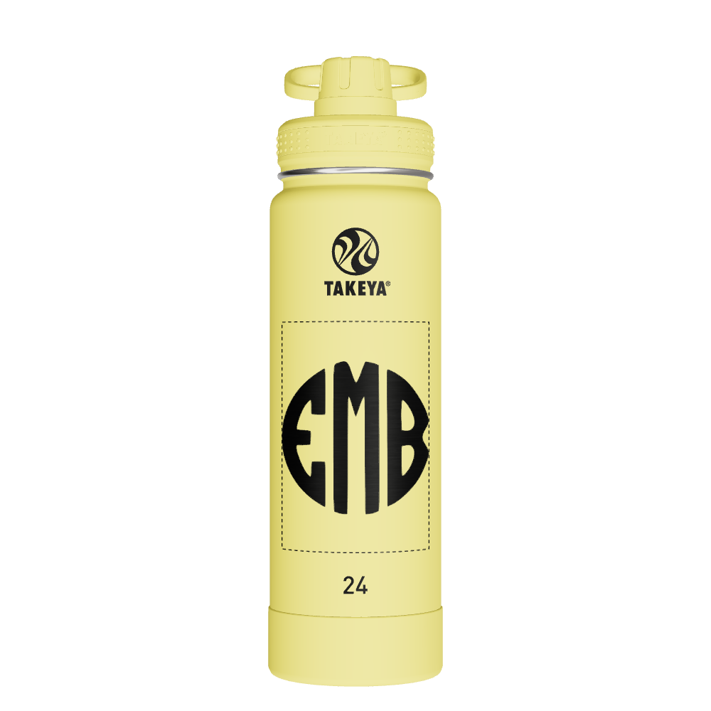 Actives Water Bottle With Spout Lid - customized