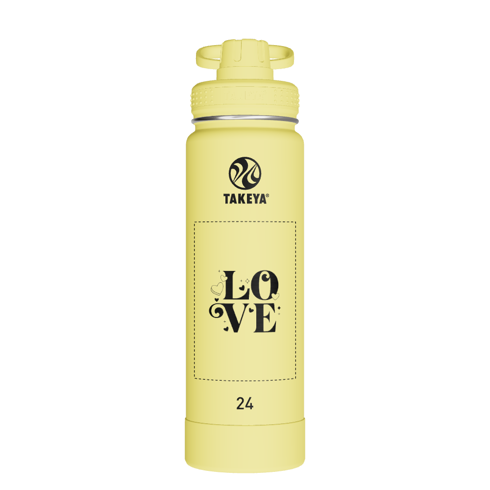 Actives Water Bottle With Spout Lid - customized