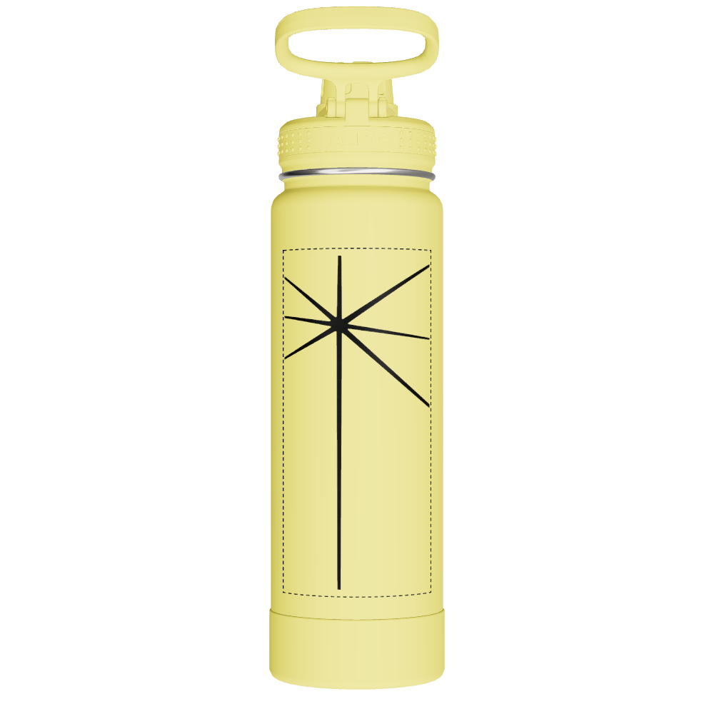 Actives Water Bottle With Spout Lid - customized - Image 2