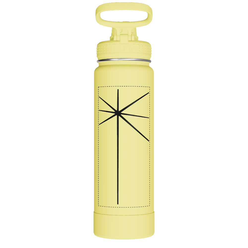 Actives Water Bottle With Spout Lid - customized - Image 2