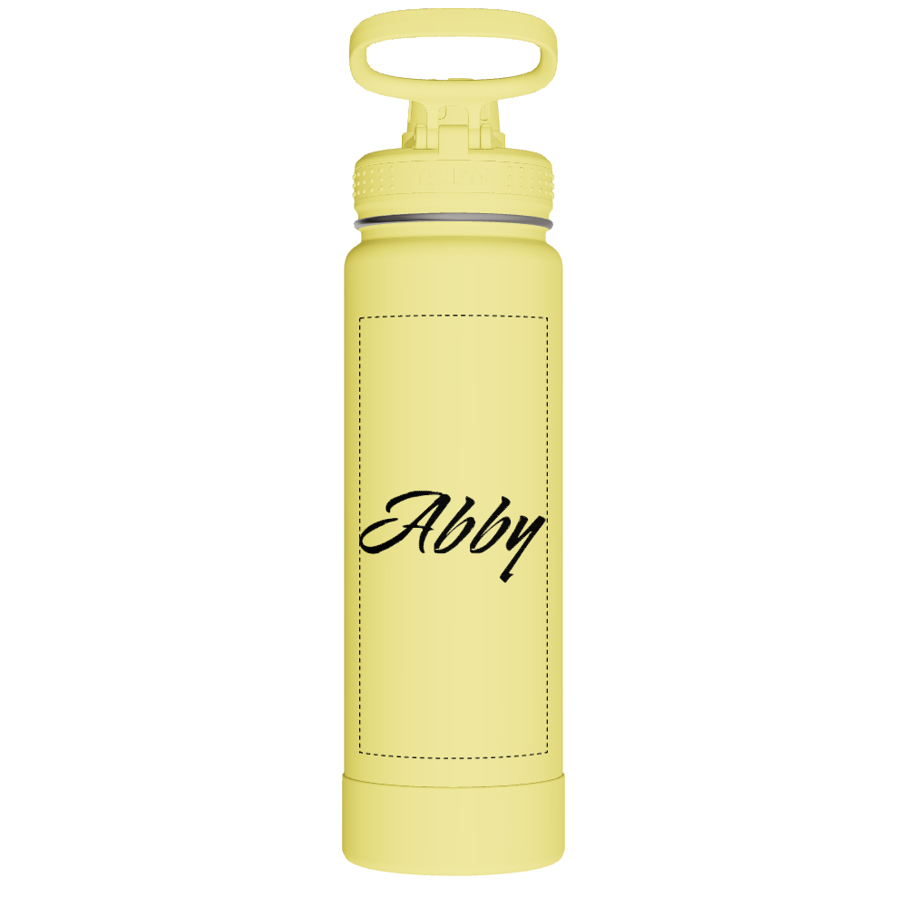 Actives Water Bottle With Spout Lid - customized