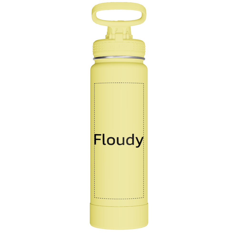 Actives Water Bottle With Spout Lid - customized - Image 2
