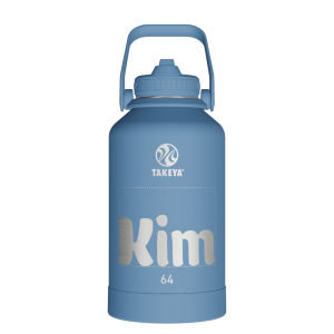 Actives Water Bottle With Straw Lid - customized