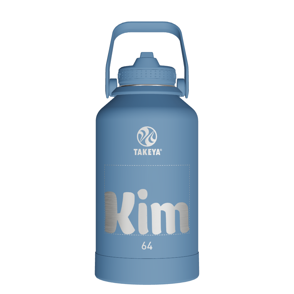 Actives Water Bottle With Straw Lid - customized