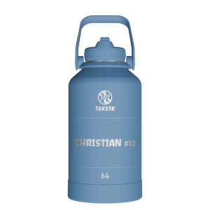 Actives Water Bottle With Straw Lid - customized