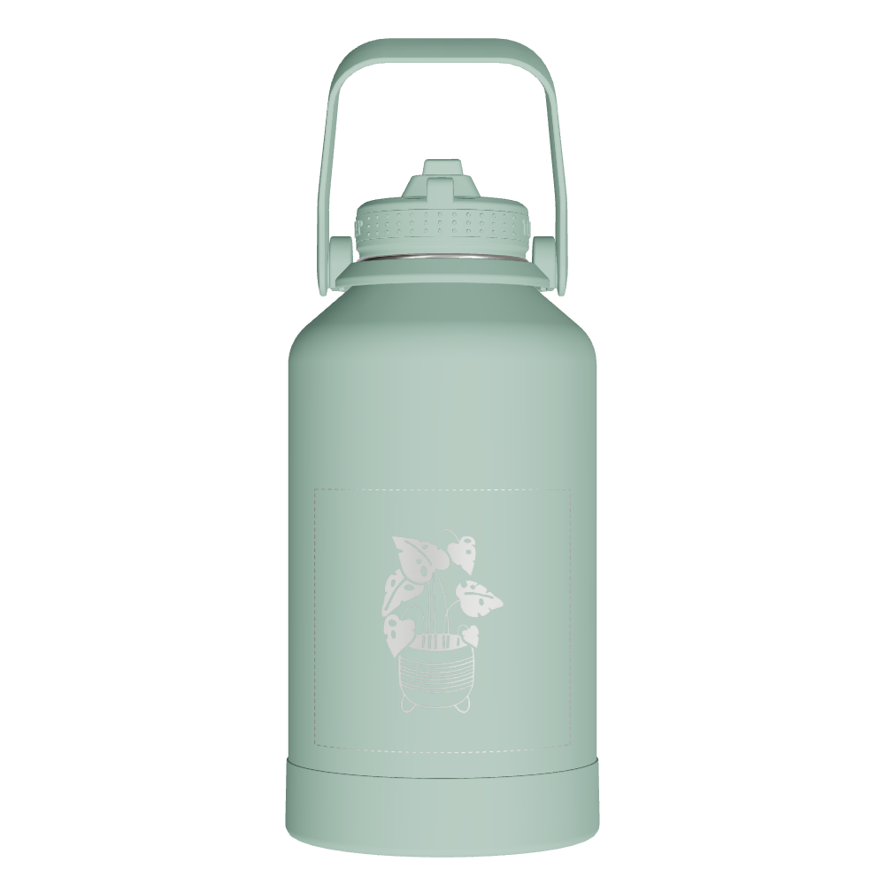 Actives Water Bottle With Straw Lid - customized - Image 2
