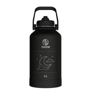 Actives Water Bottle With Straw Lid - customized
