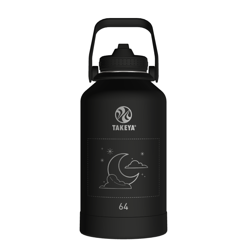 Actives Water Bottle With Straw Lid - customized