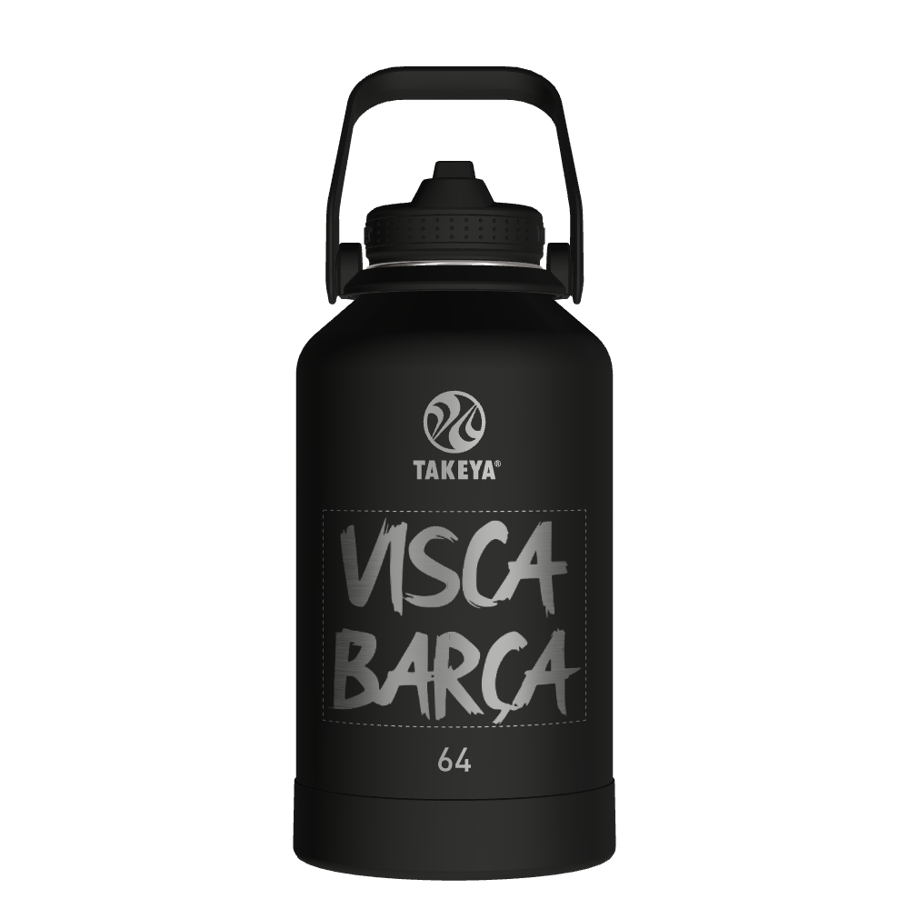 Actives Water Bottle With Straw Lid - customized
