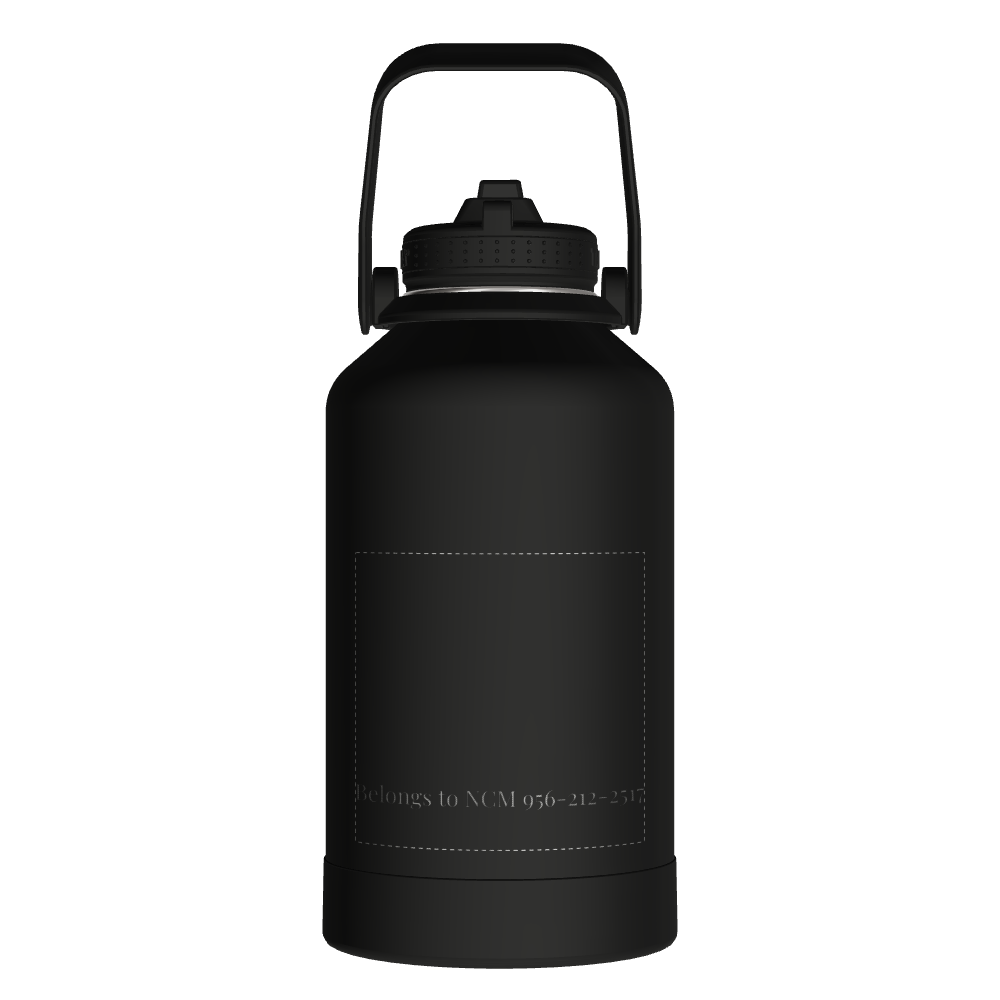 Actives Water Bottle With Straw Lid - customized - Image 2