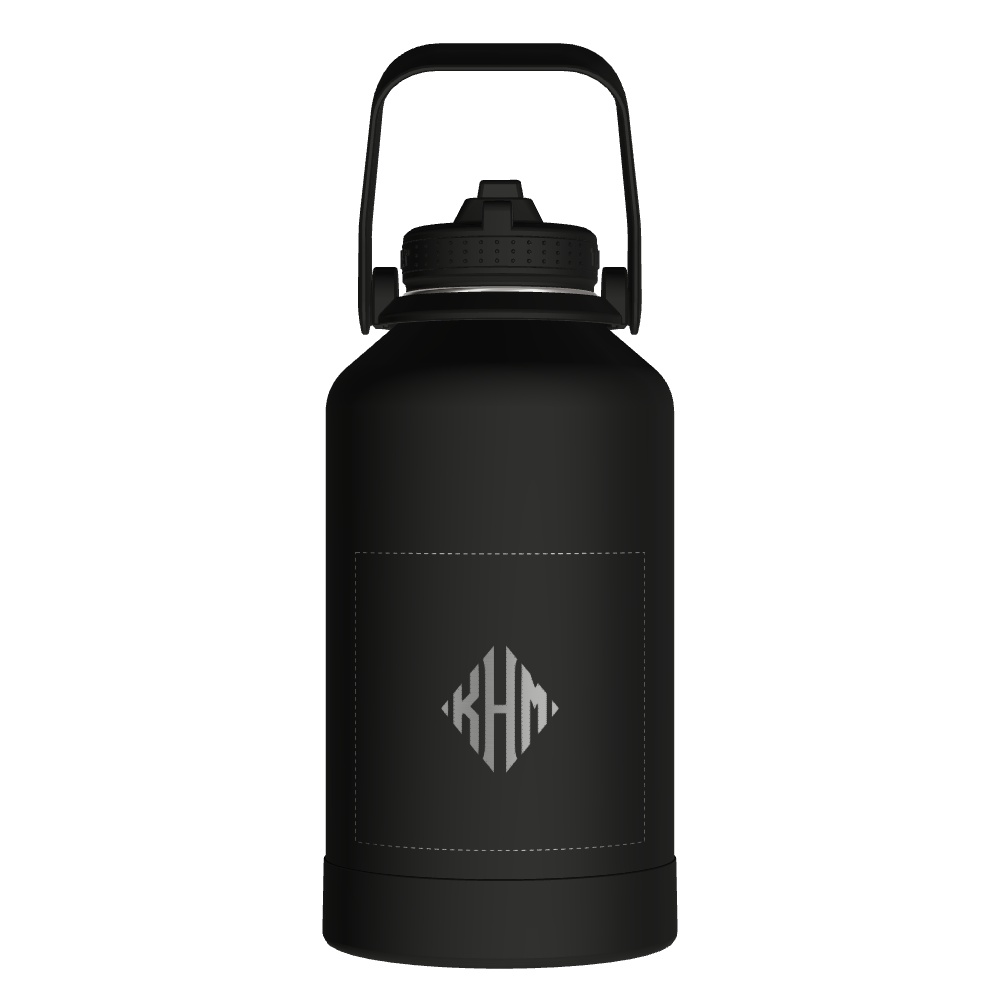 Actives Water Bottle With Straw Lid - customized - Image 2