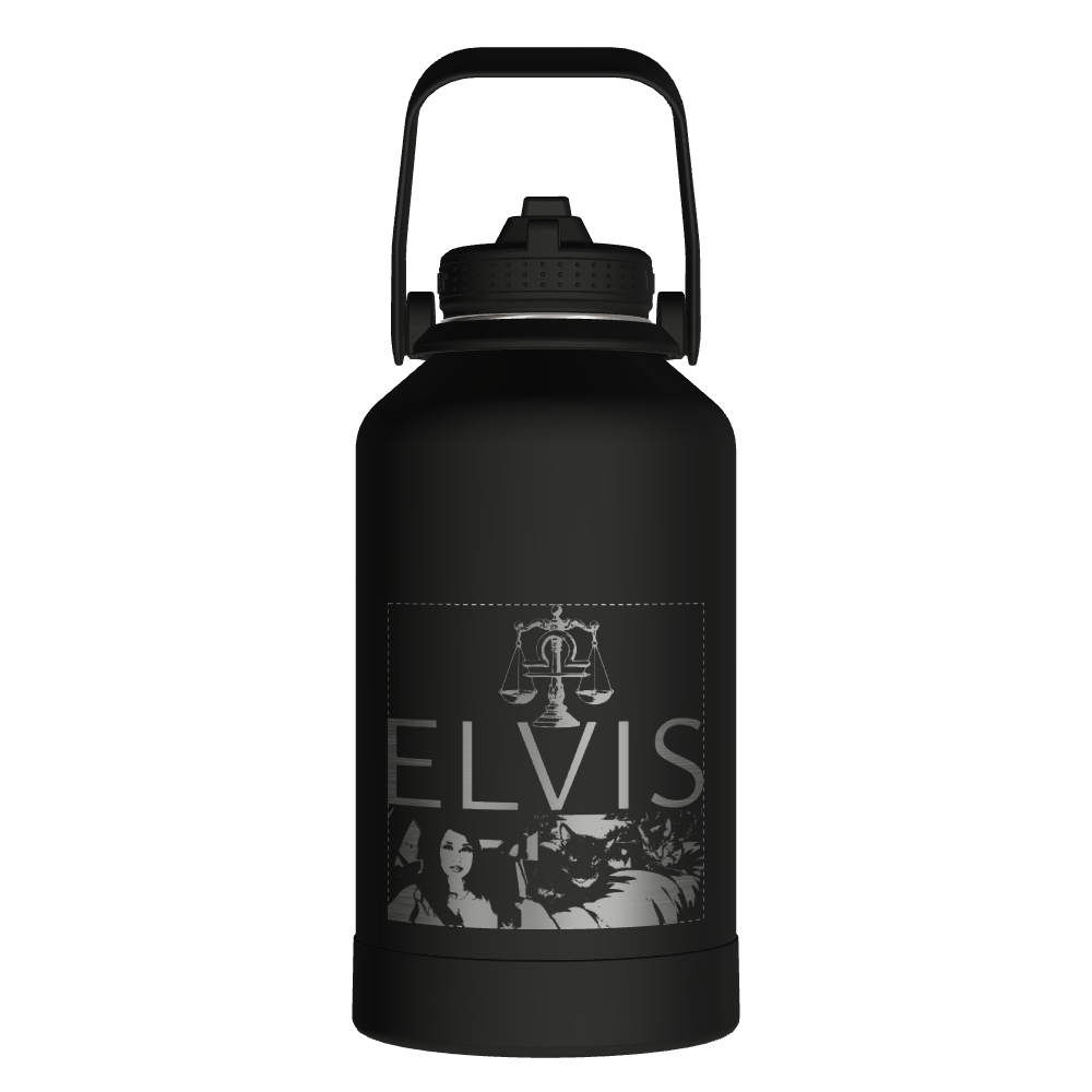 Actives Water Bottle With Straw Lid - customized - Image 2