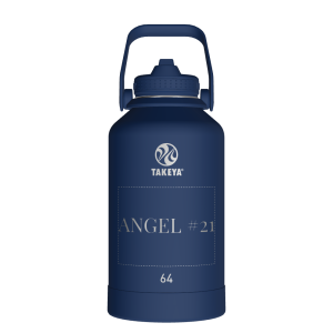 Actives Water Bottle With Straw Lid - customized