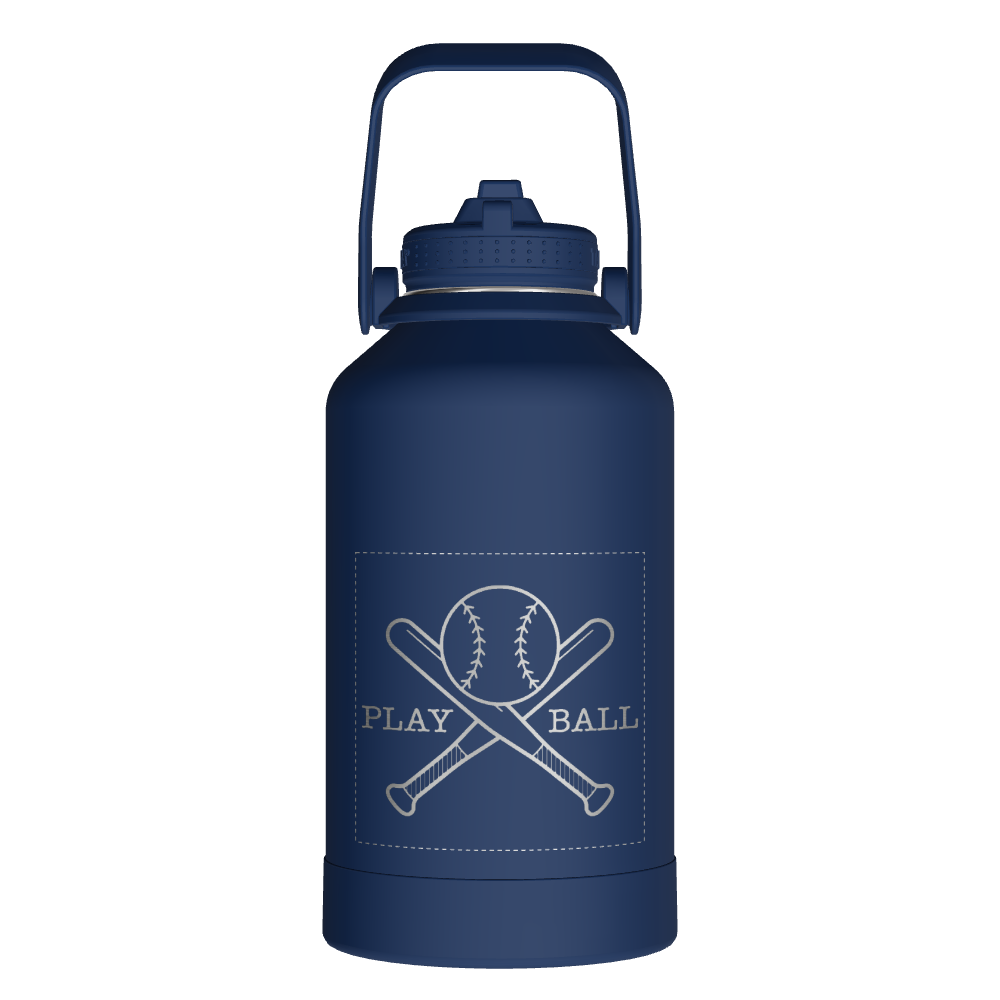 Actives Water Bottle With Straw Lid - customized - Image 2